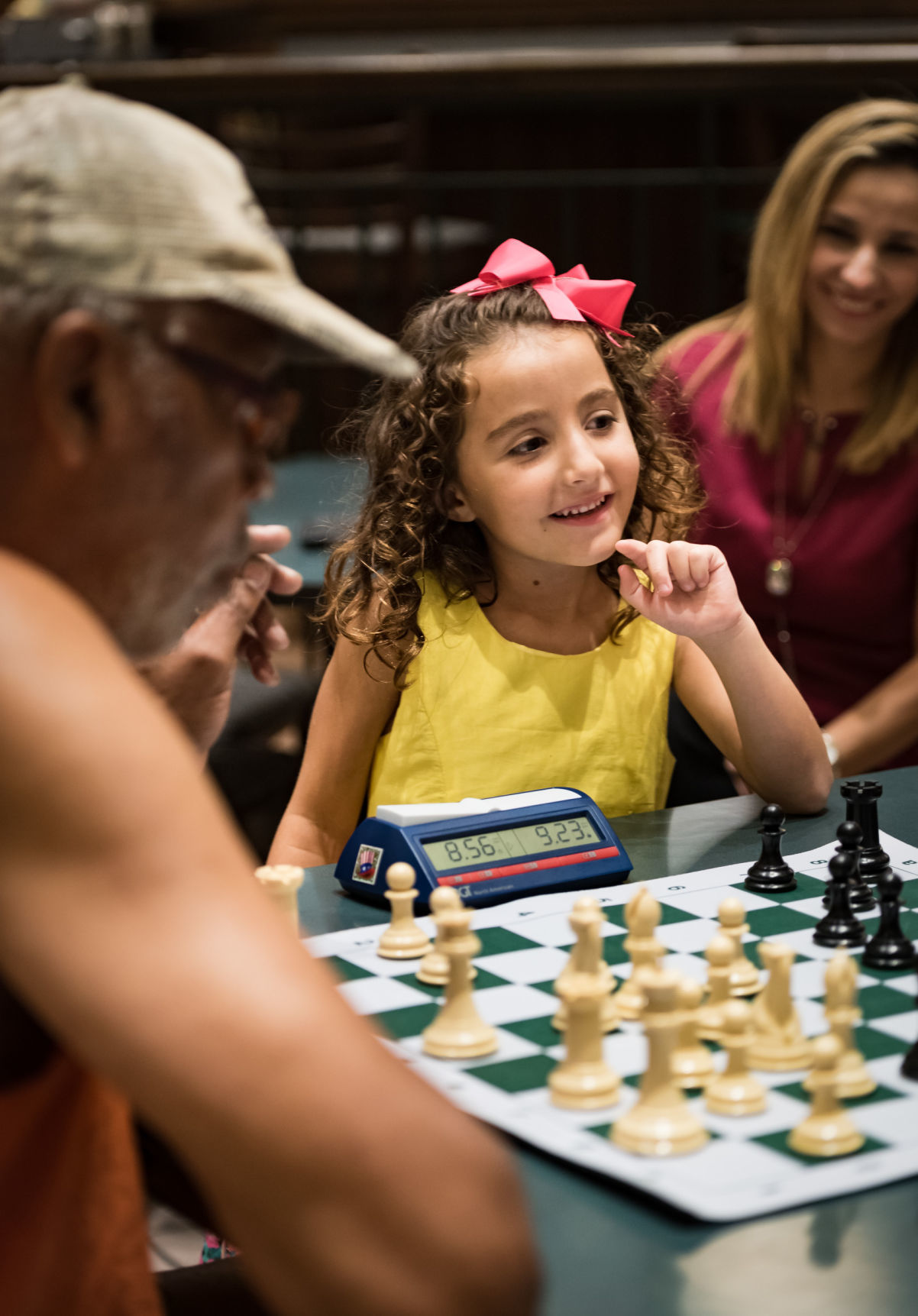 Celine Atassi 5 Year Old Chess Player